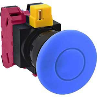 Ảnh của Nút nhấn nhả không đèn IDEC HW1B-M411S-MAU D22 1NO+1NC (Xanh)