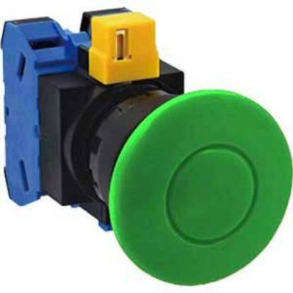 Ảnh của Nút nhấn nhả không đèn IDEC HW1B-M420G-MAU D22 2NO (Xanh)