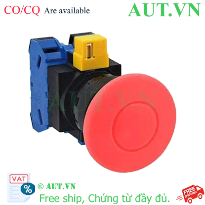 Ảnh của Nút nhấn nhả không đèn IDEC HW1B-M420R-MAU D22 2NO (Đỏ)