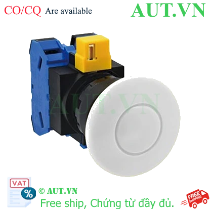 Ảnh của Nút nhấn nhả không đèn IDEC HW1B-M420W-MAU D22 2NO (Trắng)