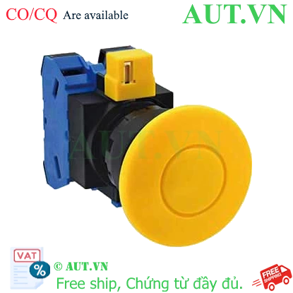 Ảnh của Nút nhấn nhả không đèn IDEC HW1B-M420Y D22 2NO (Vàng)