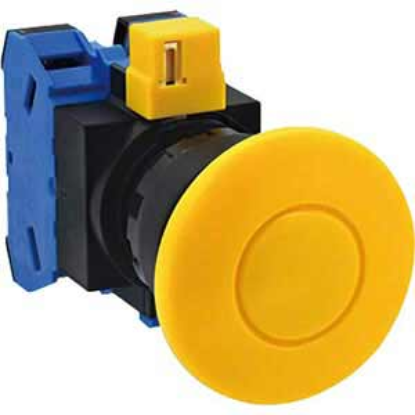 Ảnh của Nút nhấn nhả không đèn IDEC HW1B-M420Y D22 2NO (Vàng)