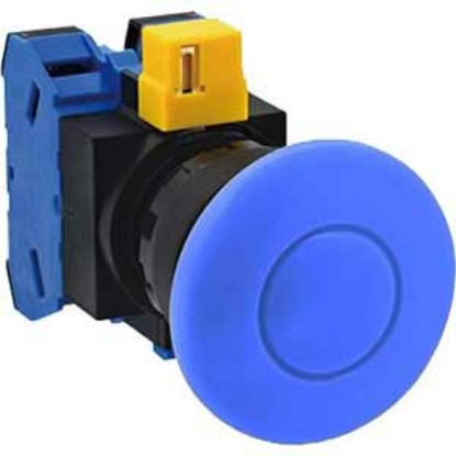 Ảnh của Nút nhấn nhả không đèn IDEC HW1B-M420S-MAU D22 2NO (Xanh)