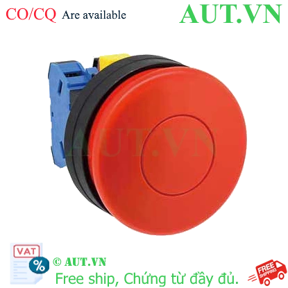 Ảnh của Nút nhấn nhả không đèn IDEC HW1B-M511R-MAU D22 1NO+1NC (Đỏ)