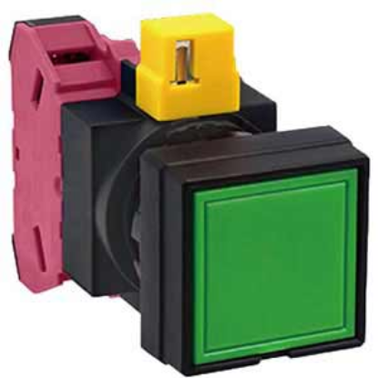 Ảnh của Nút nhấn nhả không đèn IDEC HW2B-M101G-MAU D22 1NC (Xanh)