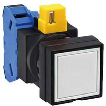 Ảnh của Nút nhấn nhả không đèn IDEC HW2B-M110W-MAU D22 1NO (Trắng)