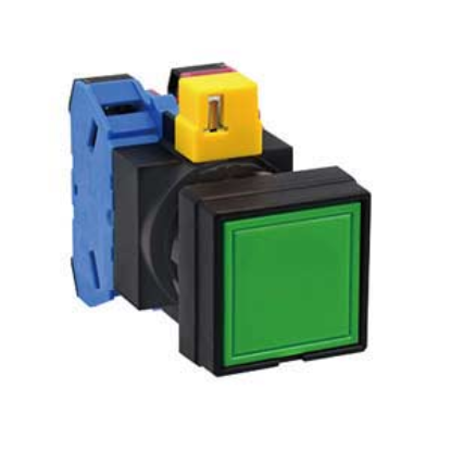 Ảnh của Nút nhấn nhả không đèn IDEC HW2B-M111G-MAU D22 1NO+1NC (Xanh)