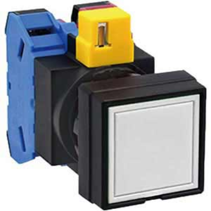 Ảnh của Nút nhấn nhả không đèn IDEC HW2B-M111W D22 1NO+1NC (Trắng)