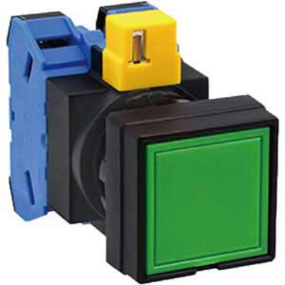 Ảnh của Nút nhấn nhả không đèn IDEC HW2B-M120G-MAU D22 2NO (Xanh)