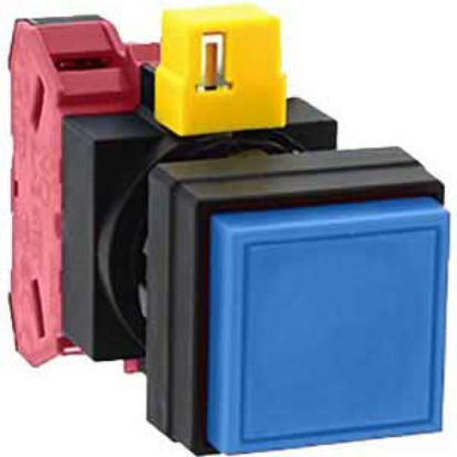 Ảnh của Nút nhấn nhả không đèn IDEC HW2B-M201S-MAU D22 1NC (Xanh)