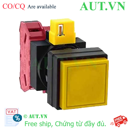 Ảnh của Nút nhấn nhả không đèn IDEC HW2B-M201Y-MAU D22 1NC (Vàng)