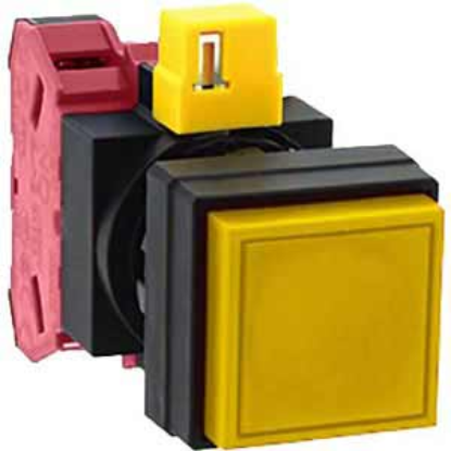 Ảnh của Nút nhấn nhả không đèn IDEC HW2B-M201Y D22 1NC (Vàng)