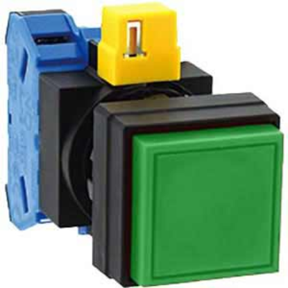 Ảnh của Nút nhấn nhả không đèn IDEC HW2B-M210G D22 1NO (Xanh)