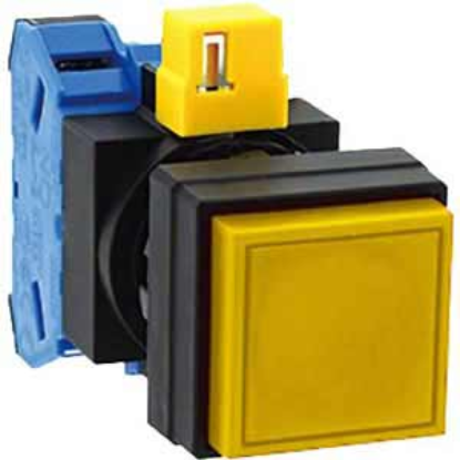 Ảnh của Nút nhấn nhả không đèn IDEC HW2B-M210Y D22 1NO (Vàng)