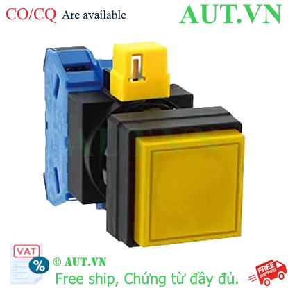 Ảnh của Nút nhấn nhả không đèn IDEC HW2B-M210Y-MAU D22 1NO (Vàng)