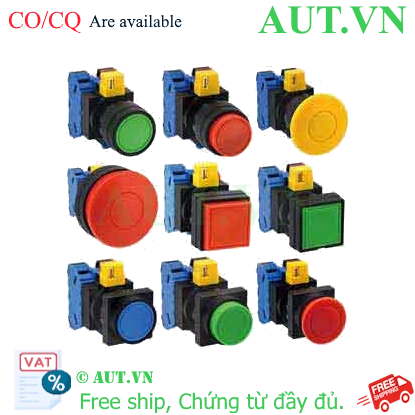 Ảnh của Nút nhấn giữ không đèn IDEC HW3B-A210W-MAU D22 1NO (Trắng)