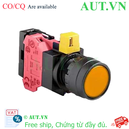 Ảnh của Nút nhấn nhả IDEC HW1L-M1F01QD-A-12V D22 1NC (Hổ phách)