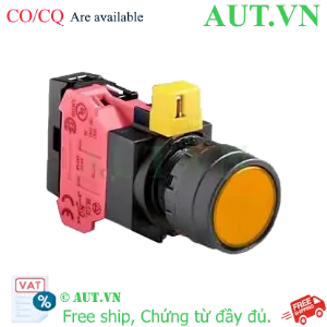 Ảnh của Nút nhấn nhả IDEC HW1L-M1F01QD-A-6V D22 1NC (Hổ phách)