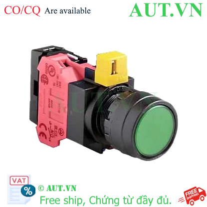 Ảnh của Nút nhấn nhả IDEC HW1L-M1F01QD-G-6V D22 1NC (Xanh)
