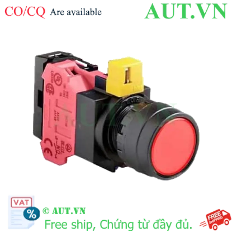 Ảnh của Nút nhấn nhả IDEC HW1L-M1F01QD-R-12V D22 1NC (Đỏ)