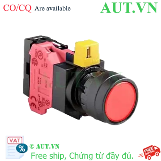 Ảnh của Nút nhấn nhả IDEC HW1L-M1F01QD-R-6V D22 1NC (Đỏ)