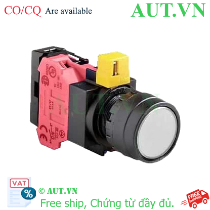 Ảnh của Nút nhấn nhả IDEC HW1L-M1F01QD-W-24V D22 1NC (Trắng)