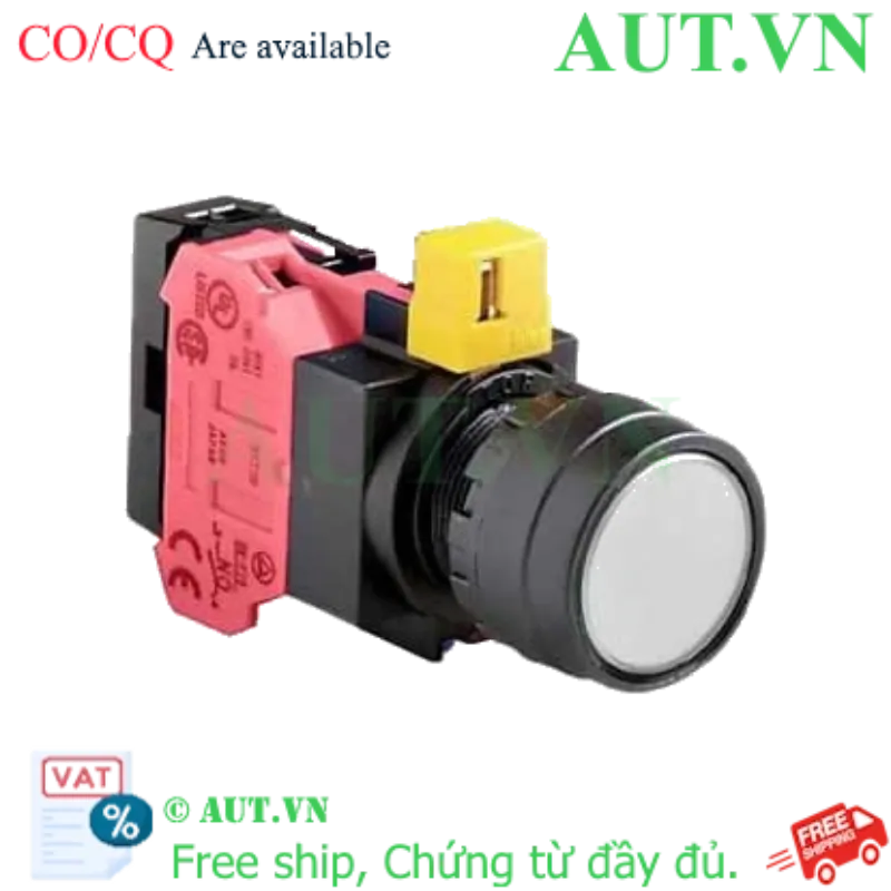 Ảnh của Nút nhấn nhả IDEC HW1L-M1F01QD-W-6V D22 1NC (Trắng)
