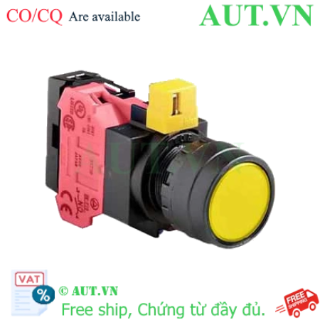Ảnh của Nút nhấn nhả IDEC HW1L-M1F01QD-Y-24V D22 1NC (Vàng)