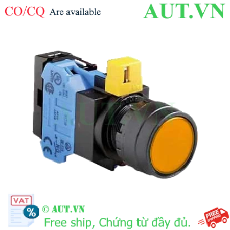 Ảnh của Nút nhấn nhả IDEC HW1L-M1F10QD-A-12V D22 1NO (Hổ phách)