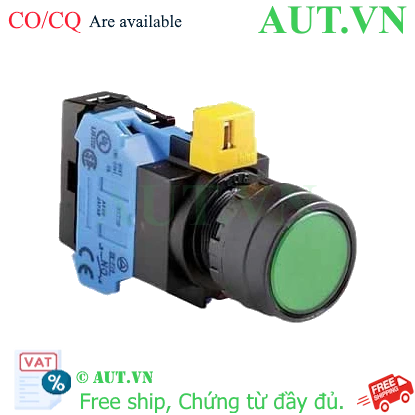 Ảnh của Nút nhấn nhả IDEC HW1L-M1F10QD-G-12V D22 1NO (Xanh)