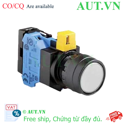 Ảnh của Nút nhấn nhả IDEC HW1L-M1F10QD-W-12V D22 1NO (Trắng)