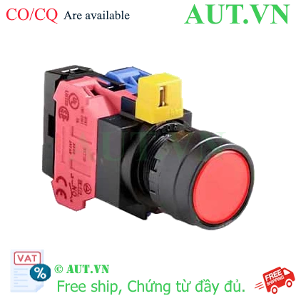 Ảnh của Nút nhấn nhả IDEC HW1L-M1F11QD-R-24V D22 1NO+1NC (Đỏ)