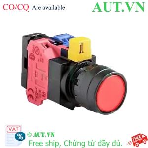 Ảnh của Nút nhấn nhả IDEC HW1L-M1F11QD-R-6V D22 1NO+1NC (Đỏ)