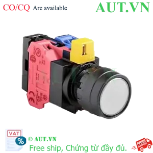 Ảnh của Nút nhấn nhả IDEC HW1L-M1F11QD-W-6V D22 1NO+1NC (Trắng)