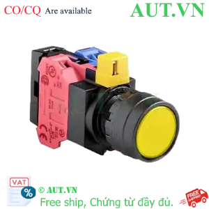 Ảnh của Nút nhấn nhả IDEC HW1L-M1F11QD-Y-12V D22 1NO+1NC (Vàng)