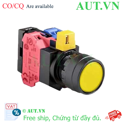 Ảnh của Nút nhấn nhả IDEC HW1L-M1F11QD-Y-6V D22 1NO+1NC (Vàng)