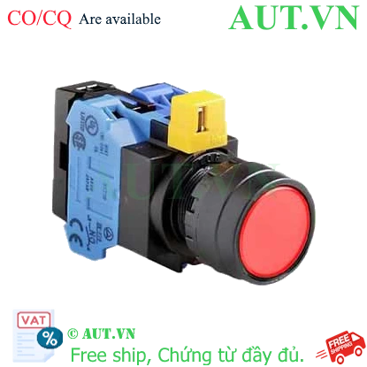 Ảnh của Nút nhấn nhả IDEC HW1L-M1F20QD-R-12V D22 2NO (Đỏ)