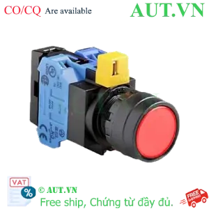 Ảnh của Nút nhấn nhả IDEC HW1L-M1F20QD-R-24V D22 2NO (Đỏ)