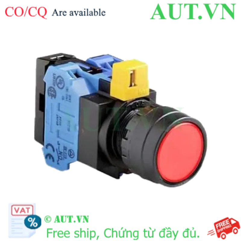 Ảnh của Nút nhấn nhả IDEC HW1L-M1F20QD-R-6V D22 2NO (Đỏ)