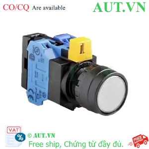 Ảnh của Nút nhấn nhả IDEC HW1L-M1F20QD-W-12V D22 2NO (Trắng)