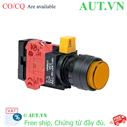 Ảnh của Nút nhấn nhả IDEC HW1L-M2F01QD-A-6V D22 1NC (Hổ phách)