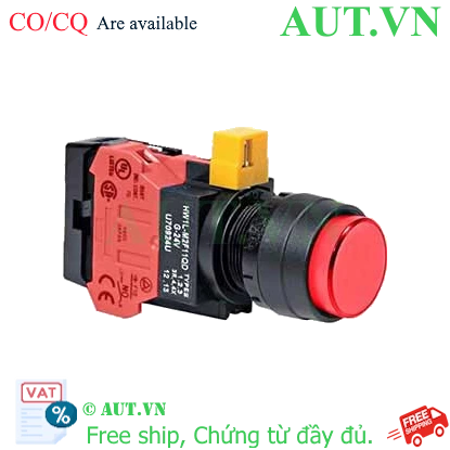 Ảnh của Nút nhấn nhả IDEC HW1L-M2F01QD-R-12V D22 1NC (Đỏ)