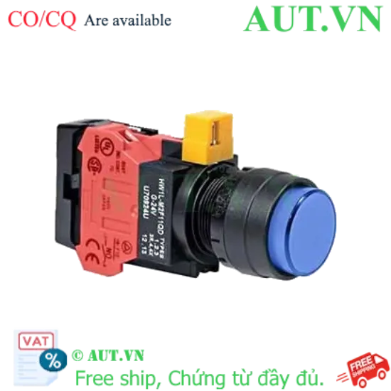 Ảnh của Nút nhấn nhả IDEC HW1L-M2F01QD-S-12V D22 1NC (Xanh)