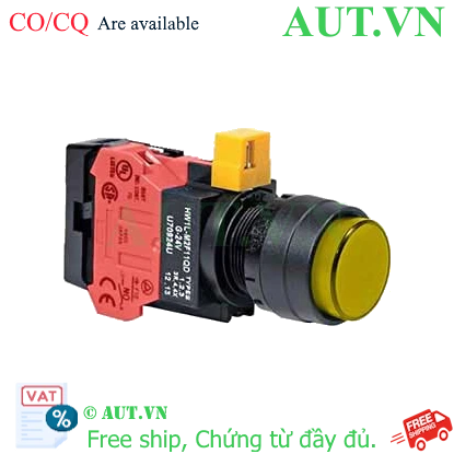 Ảnh của Nút nhấn nhả IDEC HW1L-M2F01QD-Y-24V D22 1NC (Vàng)