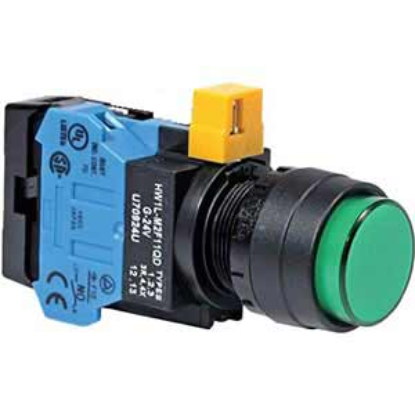 Ảnh của Nút nhấn nhả IDEC HW1L-M2F10QD-G-12V D22 1NO (Xanh)