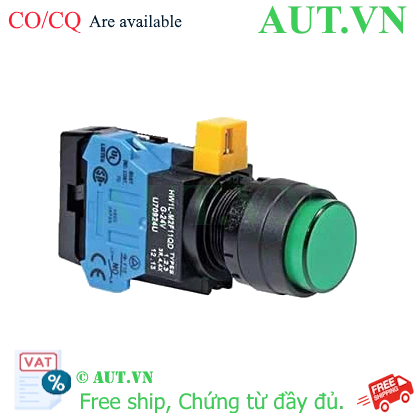 Ảnh của Nút nhấn nhả IDEC HW1L-M2F10QD-G-24V D22 1NO (Xanh)