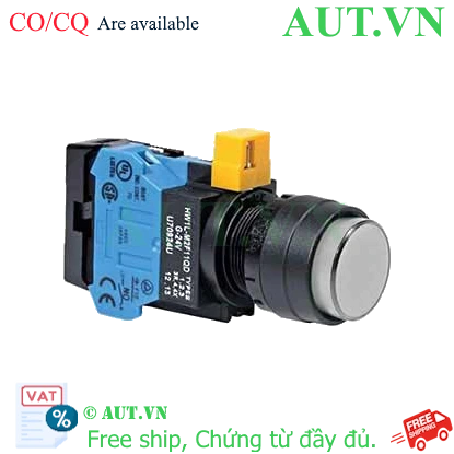 Ảnh của Nút nhấn nhả IDEC HW1L-M2F10QD-W-24V D22 1NO (Trắng)