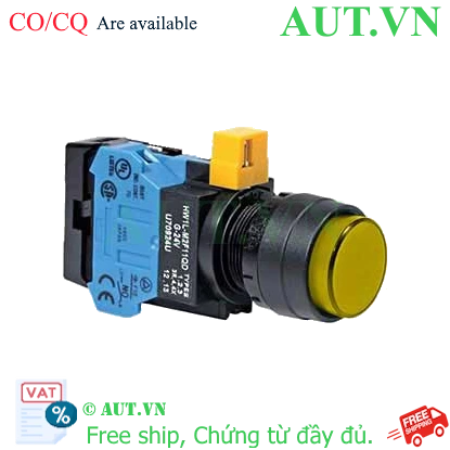 Ảnh của Nút nhấn nhả IDEC HW1L-M2F10QD-Y-24V D22 1NO (Vàng)