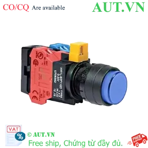 Ảnh của Nút nhấn nhả IDEC HW1L-M2F11QD-S-6V D22 1NO+1NC (Xanh)