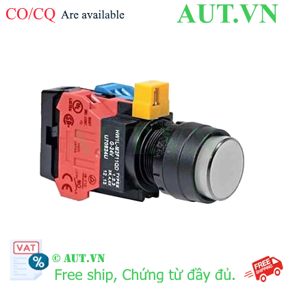 Ảnh của Nút nhấn nhả IDEC HW1L-M2F11QD-W-12V D22 1NO+1NC (Trắng)